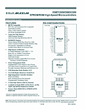 DataSheet DS87C520 pdf